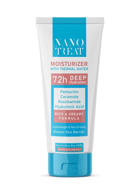 Nano Treat Deep Hydration Moisturizer with Thermal Water & Hyaluronic Acid - 200ml